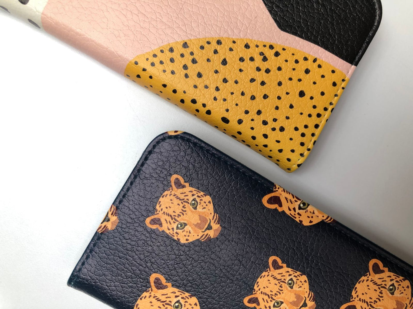Leopard and Abstract Wallet Phone Case | Harper & Blake