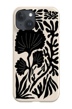 Abstract Coral Reef Phone Case (Cream)