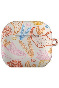 Stingray Plants Line Art AirPod Gen 4 Case (Multicolour) | Harper & Blake