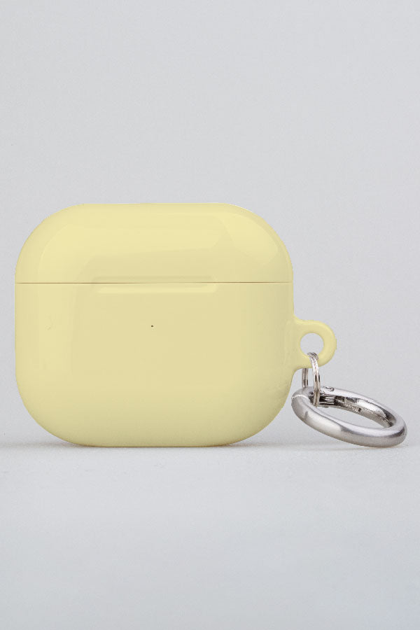 Plain Block Minimalist AirPod Case (Banana Yellow)