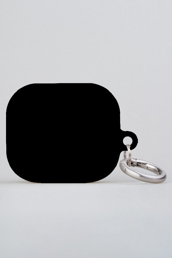 Plain Block Minimalist AirPod Case (Black)