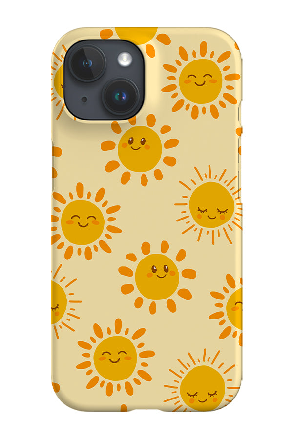 Cute Sun Phone Case (Yellow) | Harper & Blake Cute Sun Phone Case (Yellow) | Harper & Blake