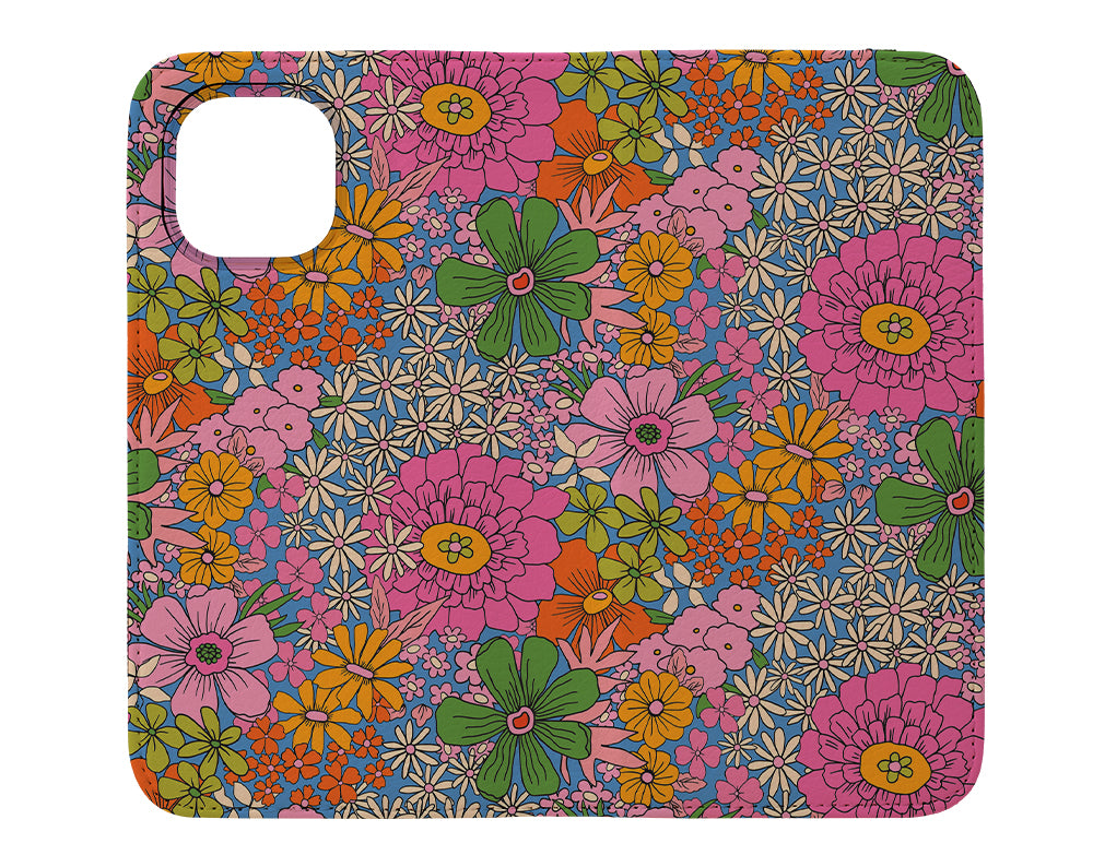 Flower Child by Kayla Ann Wallet Phone Case (Blue) | Harper & Blake