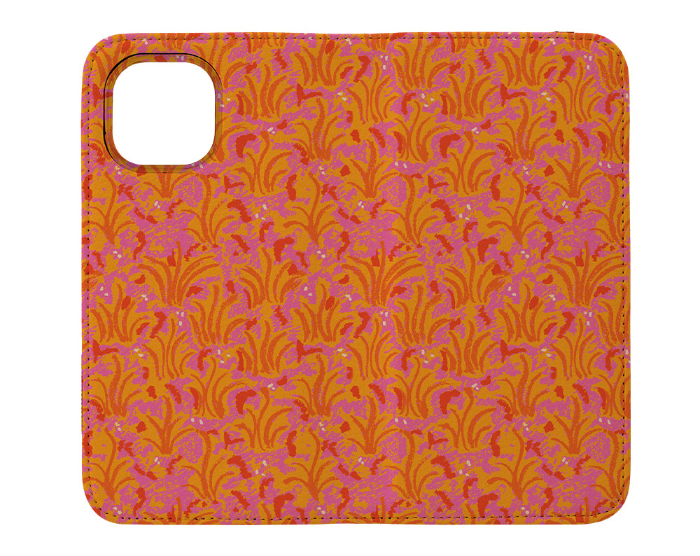 Iris by Kayla Ann Wallet Phone Case (Pink) | Harper & Blake
