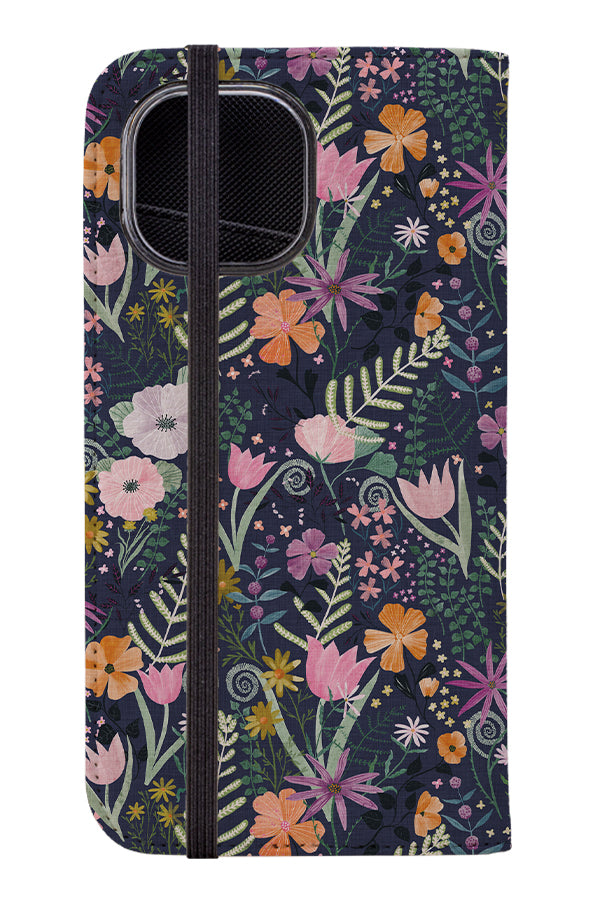Spring Bloom Garden by Michele Norris Wallet Phone Case (Purple) | Harper & Blake