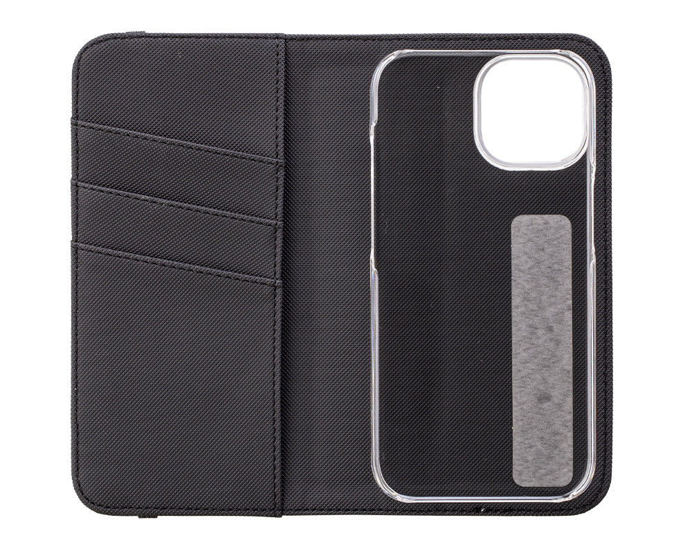 Housse étui Switel ESmart M2 - Coque Flip Avec Casque Inclus - Cuir Artificiel - Noir - Marque K-S-Trade
