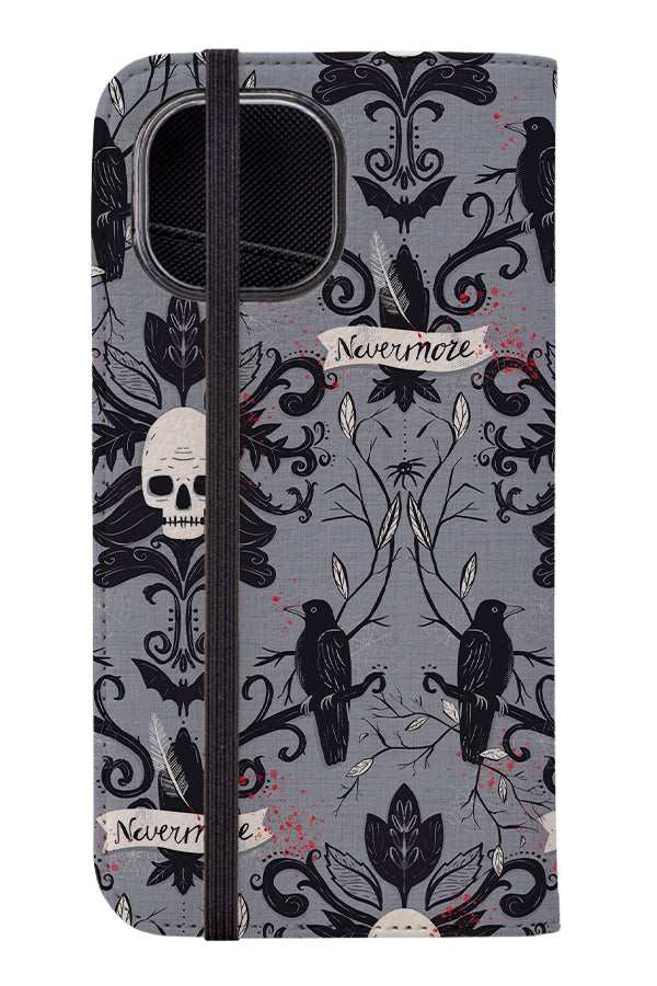 Gothic Halloween by Michele Norris Wallet Phone Case (Purple) | Harper & Blake