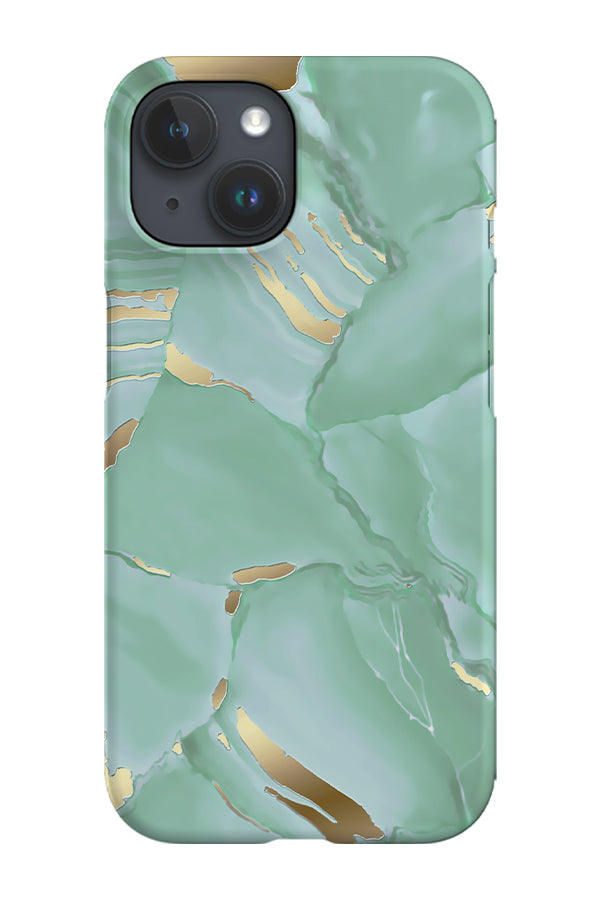 Golden Malachite Phone Case Green