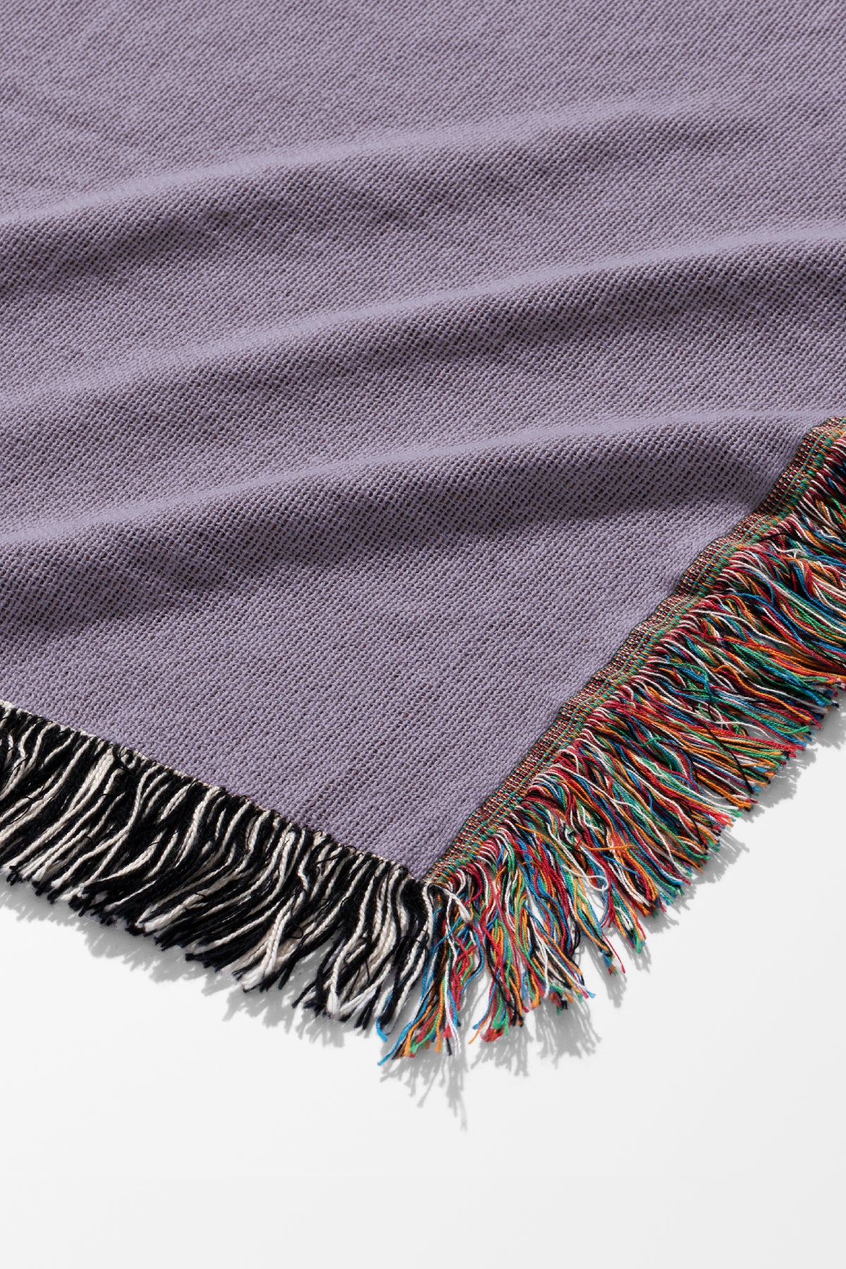 Tiger Jacquard Woven Blanket (Lilac) | Harper & Blake