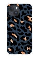 Leopard Print Phone Case (Blue)