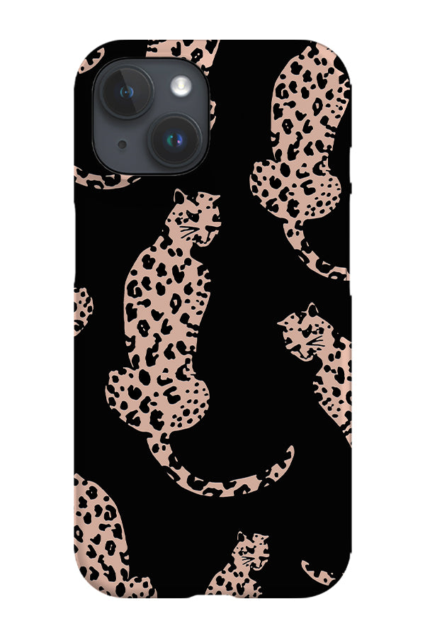 【Harper & Blake】UK発★手帳型スマホケース Leopard/豹ヒョウ Leopard Animal Phone Case (Black) | Harper & Blake