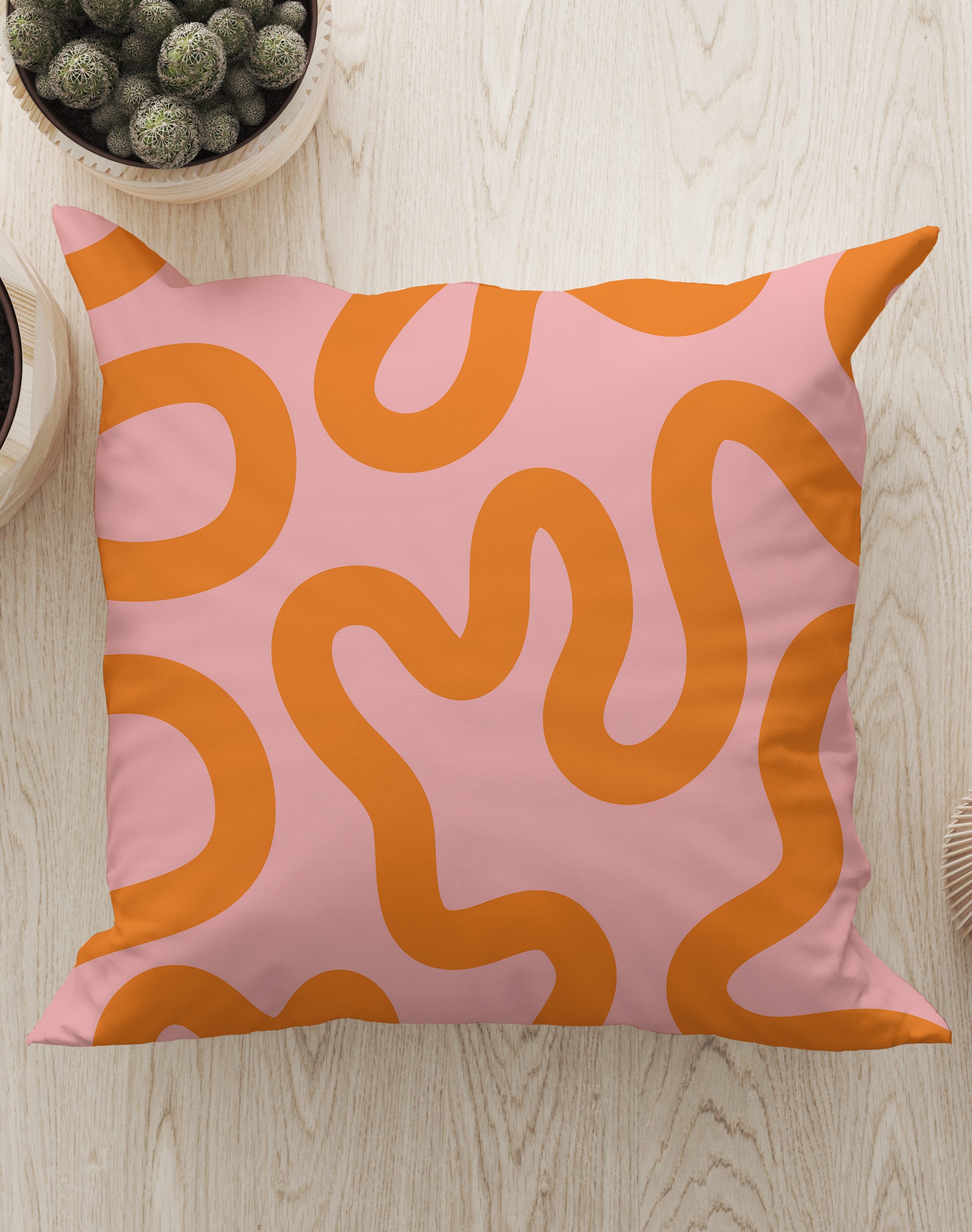 Orange Bright Coral Throw Pillows Walmart Soft Textured Throw Decorative  Solid Lumbar Pillow Covers