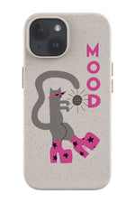Mood Cat by Aley Wild Eco Bamboo Phone Case