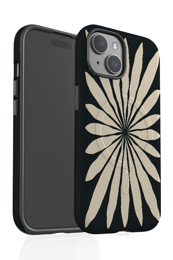 Star Leaf By Ayeyokp MagSafe Phone Case (Black) | Harper & Blake