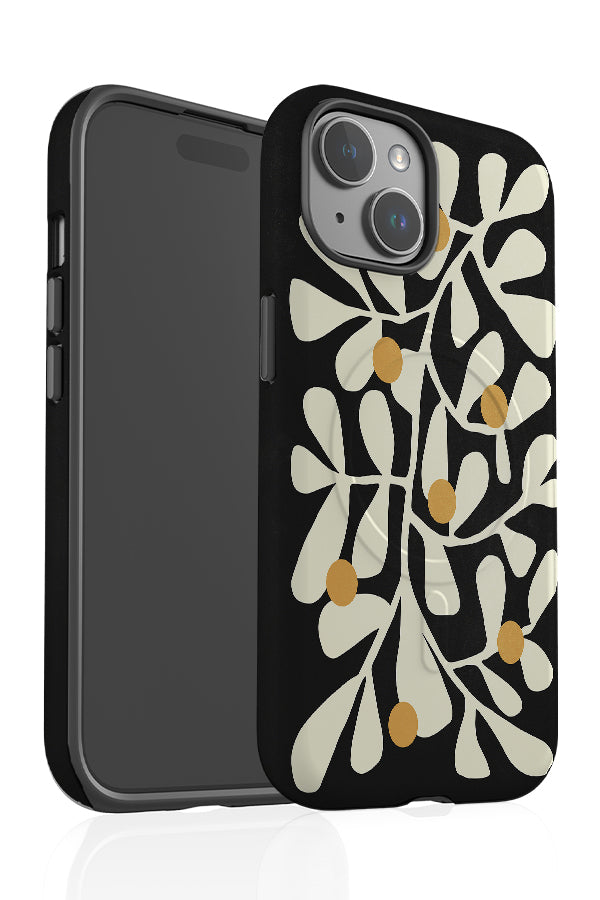 Summer Bloom Matisse By Ayeyokp MagSafe Phone Case (Black) | Harper & Blake