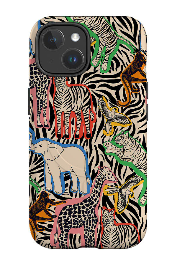 Jungle Animals MagSafe Phone Case (Multi) | Harper & Blake
