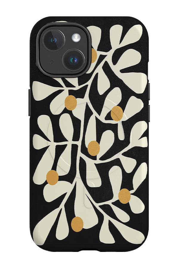 Summer Bloom Matisse By Ayeyokp MagSafe Phone Case (Black) | Harper & Blake