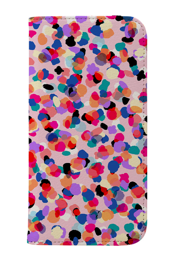 Party Spot by Rachel Parker Wallet Phone Case (Pink) | Harper & Blake