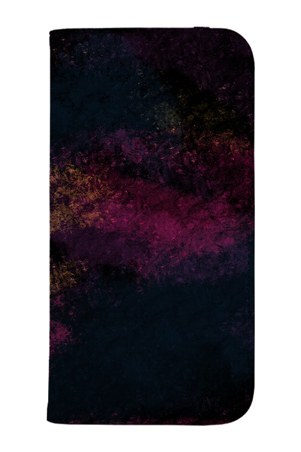 Abstract Night Sky Wallet Phone Case (Pink) | Harper & Blake