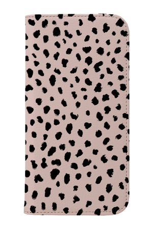 Dalmatian Print Wallet Phone Case (Pink) | Harper & Blake