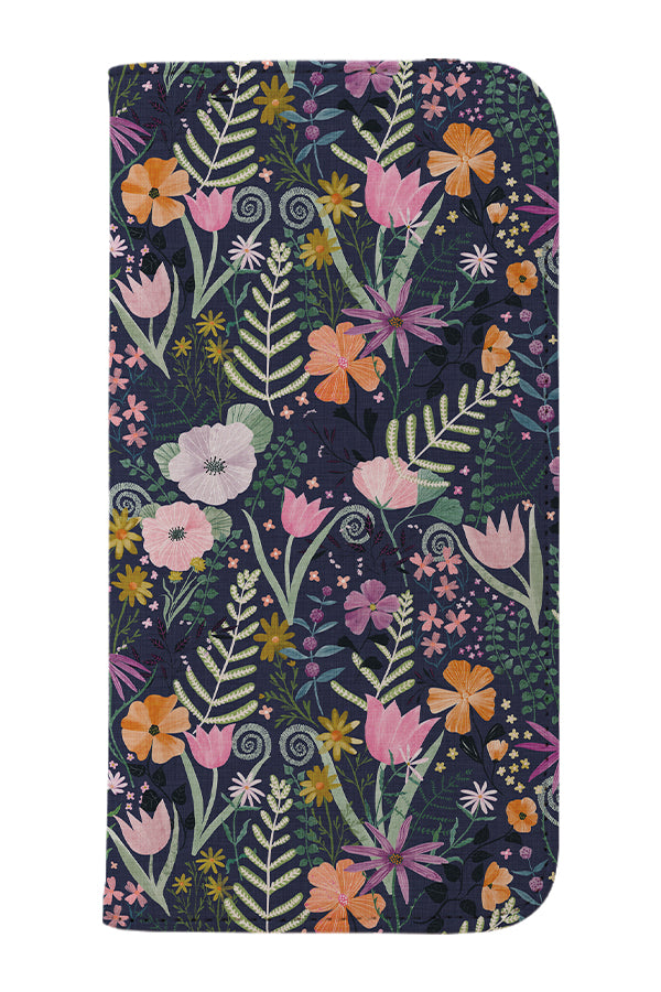 Spring Bloom Garden by Michele Norris Wallet Phone Case (Purple) | Harper & Blake