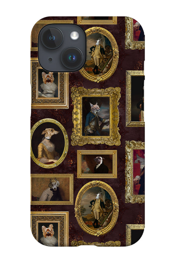 Vintage Animals Renaissance Museum Wall By Uta Naumann Phone Case (Black) Vintage Animals Renaissance Museum Wall By Uta Naumann Phone Case (Black)