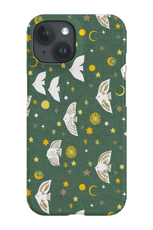 Flying Together by Cecilia Mok Phone Case (Green)