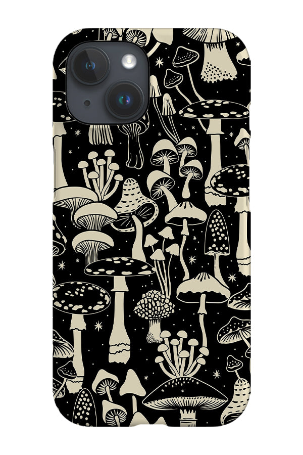 Mushroom Collection by Misentangledvision Phone Case (Black)