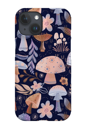 Mushrooms by Fineapple Pair Phone Case (Purple) | Harper & Blake