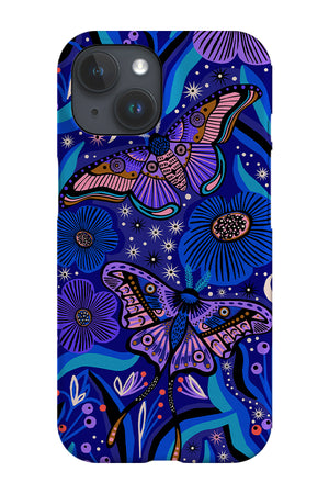 Night Moth by Pip&Lo Masha Volnova Phone Case (Purple) | Harper & Blake