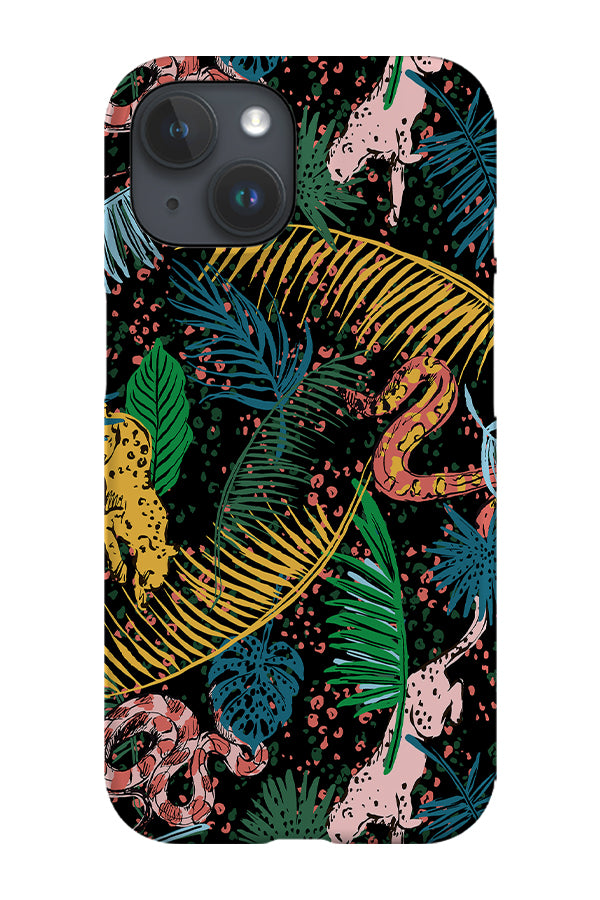 Jungle by Patternstate Phone Case Black