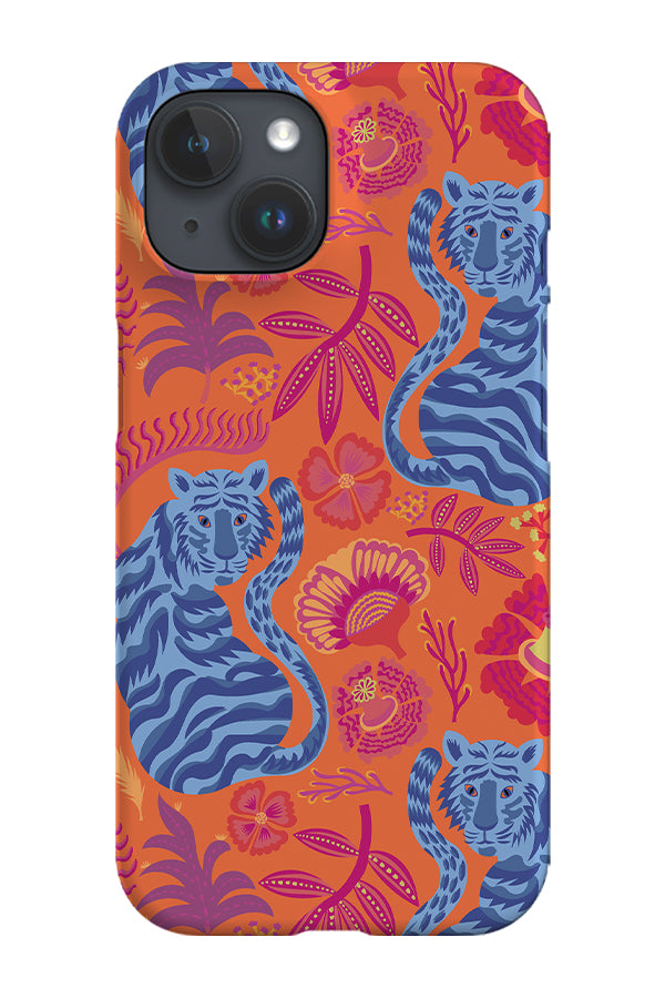 Painterly Tigers By Nina Leth Phone Case (Orange) | Harper & Blake