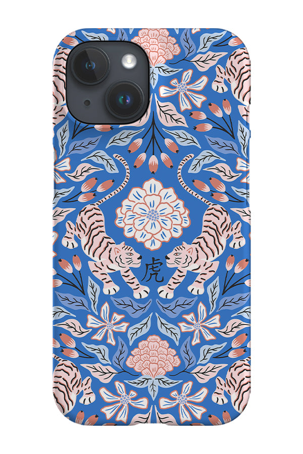 Year of the Tiger by Vivian Hasenclever Phone Case (Blue)