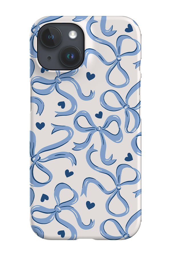 Bows and Hearts by Vivian Hasenclever Phone Case (Blue) Bows and Hearts by Vivian Hasenclever Phone Case (Blue)