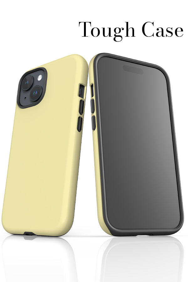 Plain Block Colour iPhone Phone Case (Banana Yellow) Harper Blake