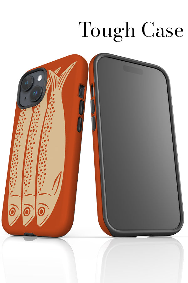 Sardines iPhone Phone Case (Burnt Orange) Sardines iPhone Phone Case (Burnt Orange)