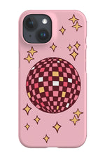 70s Disco Ball Phone Case (Pink)