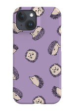 Cute Hedgehogs Phone Case (Lilac)