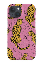Leopard Hearts Phone Case (Pink)