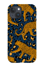 Leopard Print Animal Phone Case (Navy)