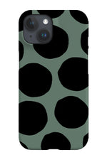 Large Full Moons Phone Case (Green)