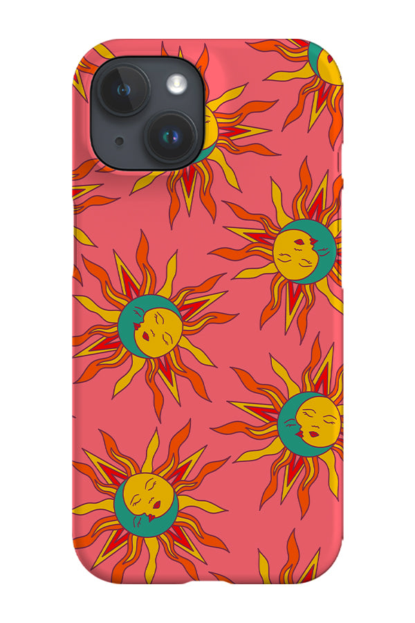 Moon and Sun Scatter Phone Case (Pink) Harper Blake