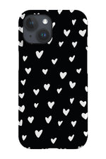 Hearts Phone Case (Black)