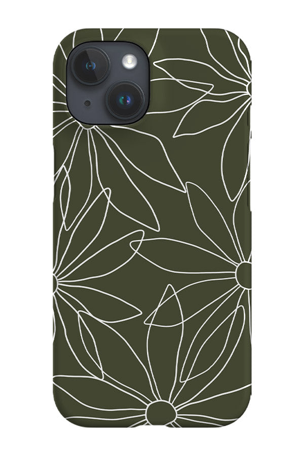 Scatter Daisy Phone Case (Green)
