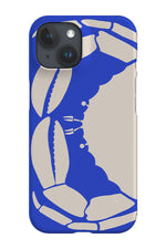 Up Close Crab Phone Case (Blue)