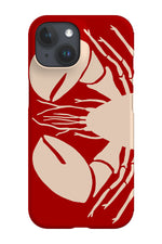 Up Close Lobster Phone Case (Red)