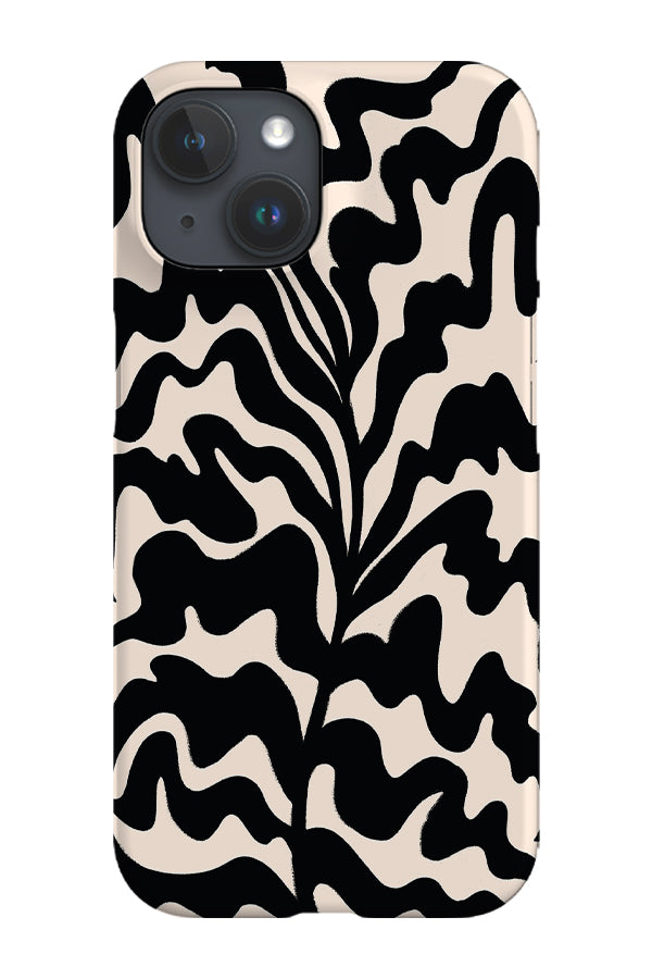 Abstract Botanical Plant Phone Case (Peach) | Harper & Blake