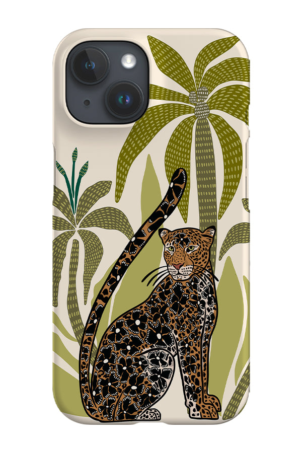 Leopard Jungle Phone Case (Green) | Harper & Blake