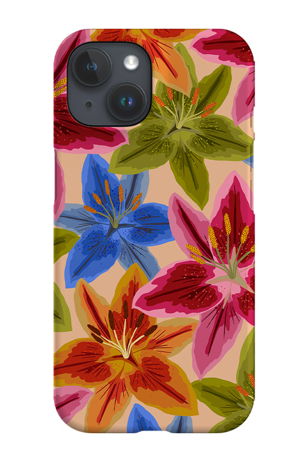 Lily Scatter Phone Case (Peach) Lily Scatter Phone Case (Peach)