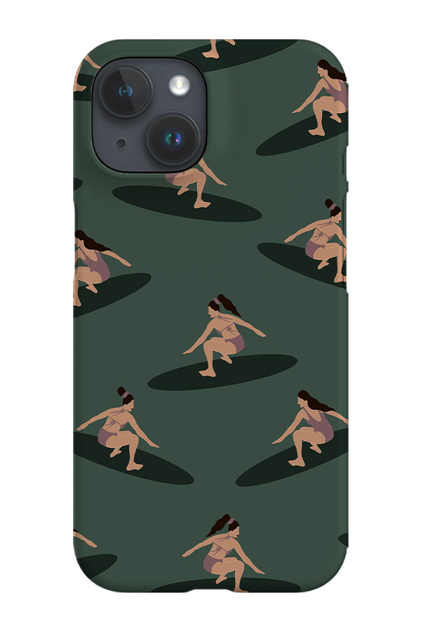 Surf's Up Phone Case (Green) - Main Image